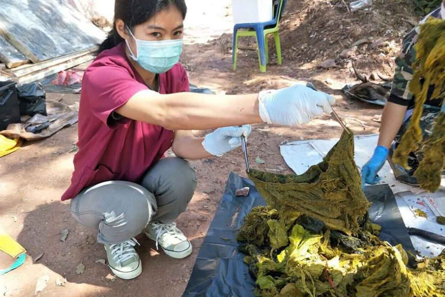 The Bangkok Post They even found a pair of underwear.